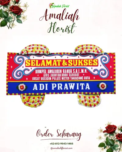 Karangan Bunga Ucapan Selamat pacitan